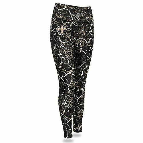 Женские леггинсы Zubaz NFL из мрамора команды New Orleans Saints Team