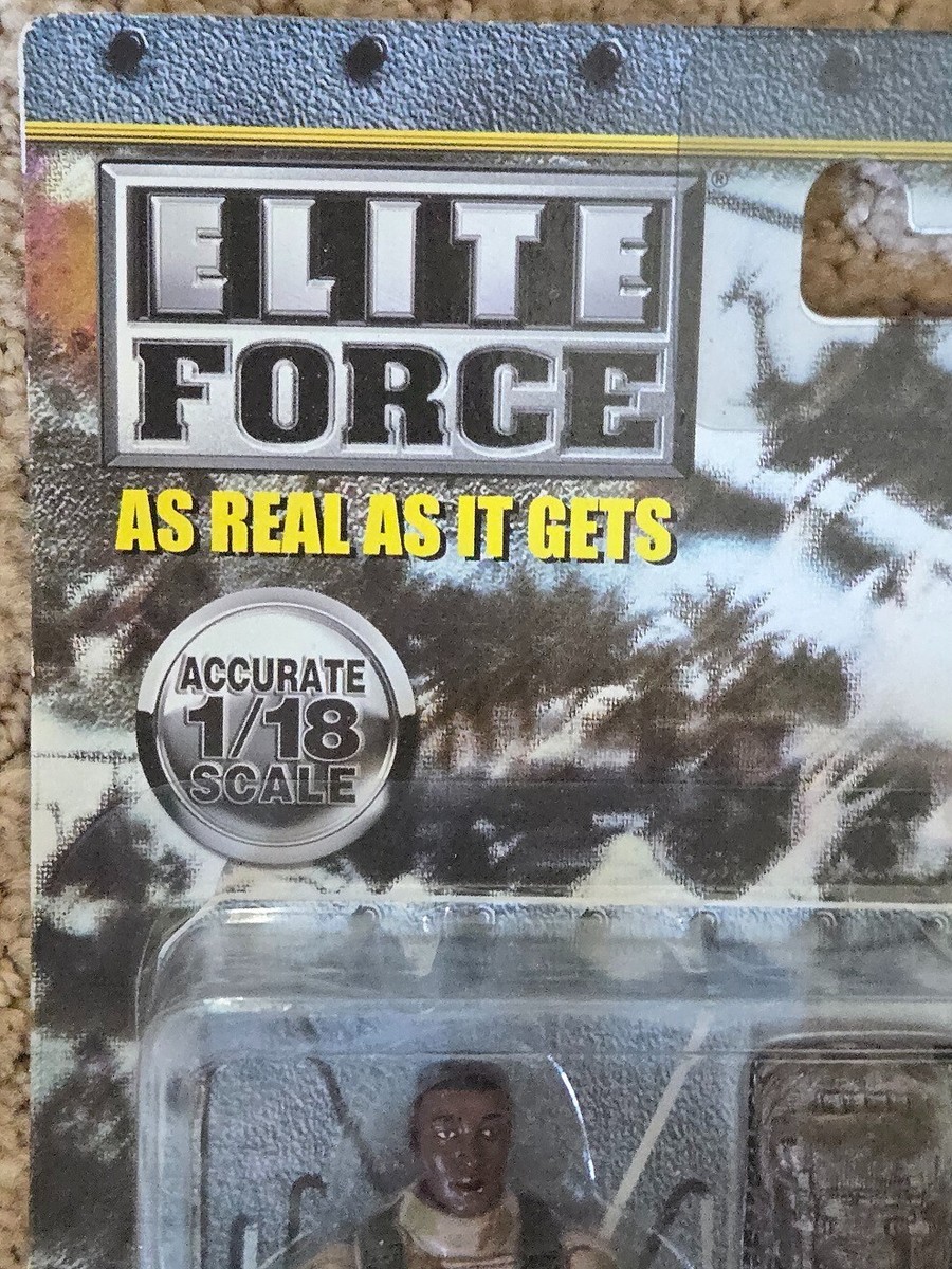 NIP Elite Force 1:18 Modern USMC Soldier Marine Figure Blue Box
