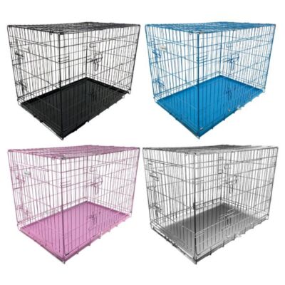 HugglePets Dog Cage Puppy Crate Pet Carrier XS Small Medium