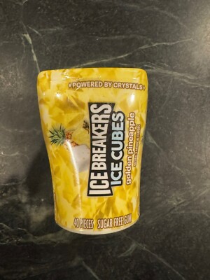 Ice Breakers Golden Pineapple Limited Edition 40 Pc Sugar Free Gum Brand New