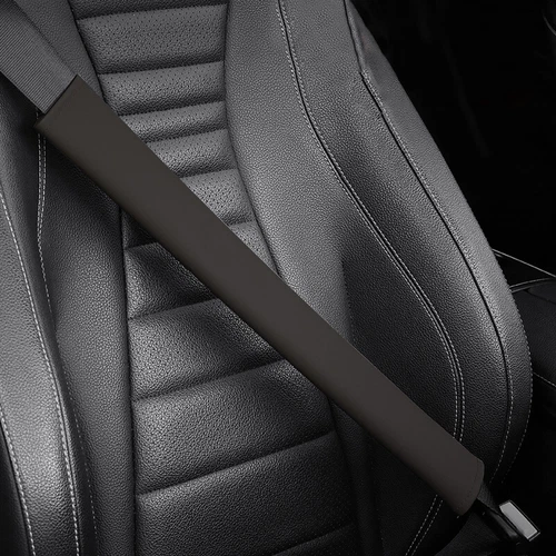 Universal PU Leather Seat Belt Set Cover Long Shoulder Pad Strap Protector 5Pcs - Bild 19 von 27