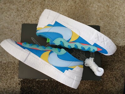 Nike Blazer Low x Sacai x KWAS Neptune Blue neu