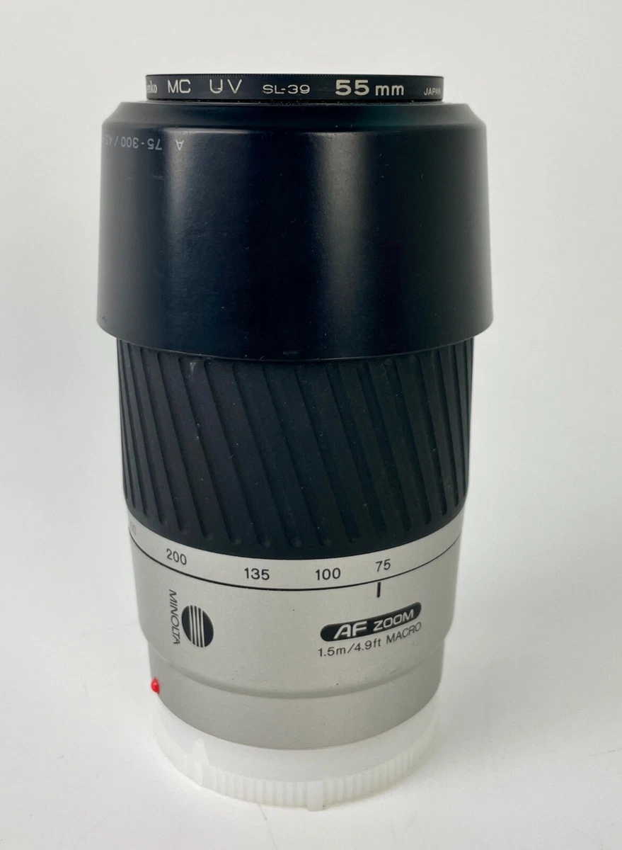 Minolta Zoom 75-300mm Focal Camera Lenses for sale | eBay