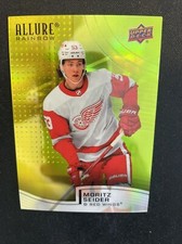 21-22 UD Allure Hockey Rookie RC Yellow/Green R-16 Moritz Seider See Pic
