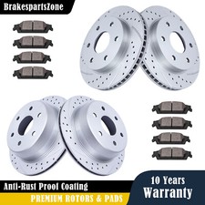 Front Rear Brake Rotors Pads fit for GMC Sierra 1500 99-06 Yukon 2000-01 Brakes