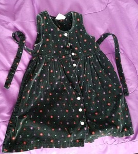 girls black jumper dress