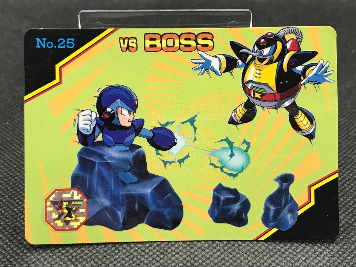 MEGA MAN X CARD DASS TCG CAPCOM BANDAI 1993 JAPAN Vintage Rare No