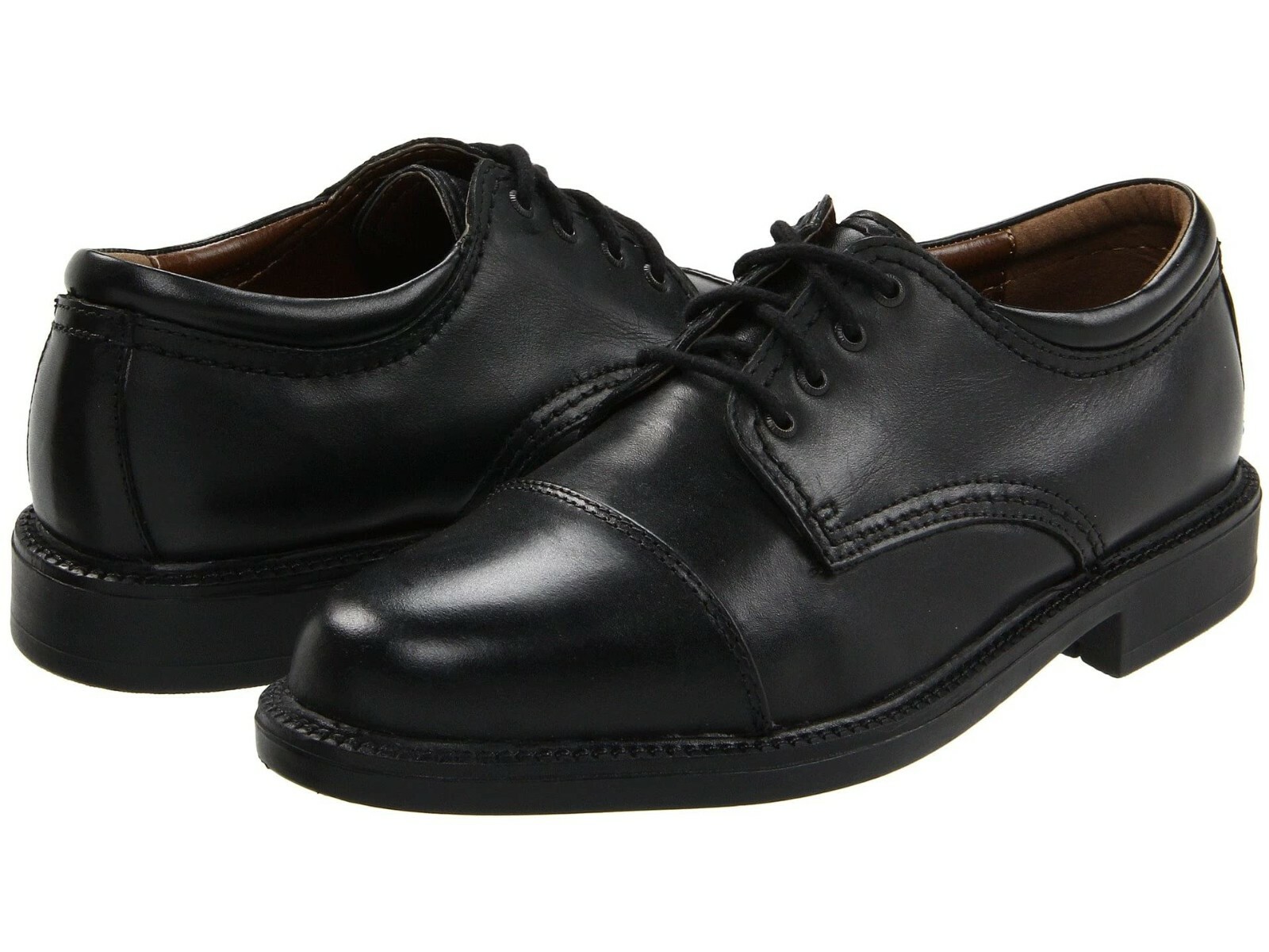 DOCKERS Men's 'GORDON' Black LEATHER 