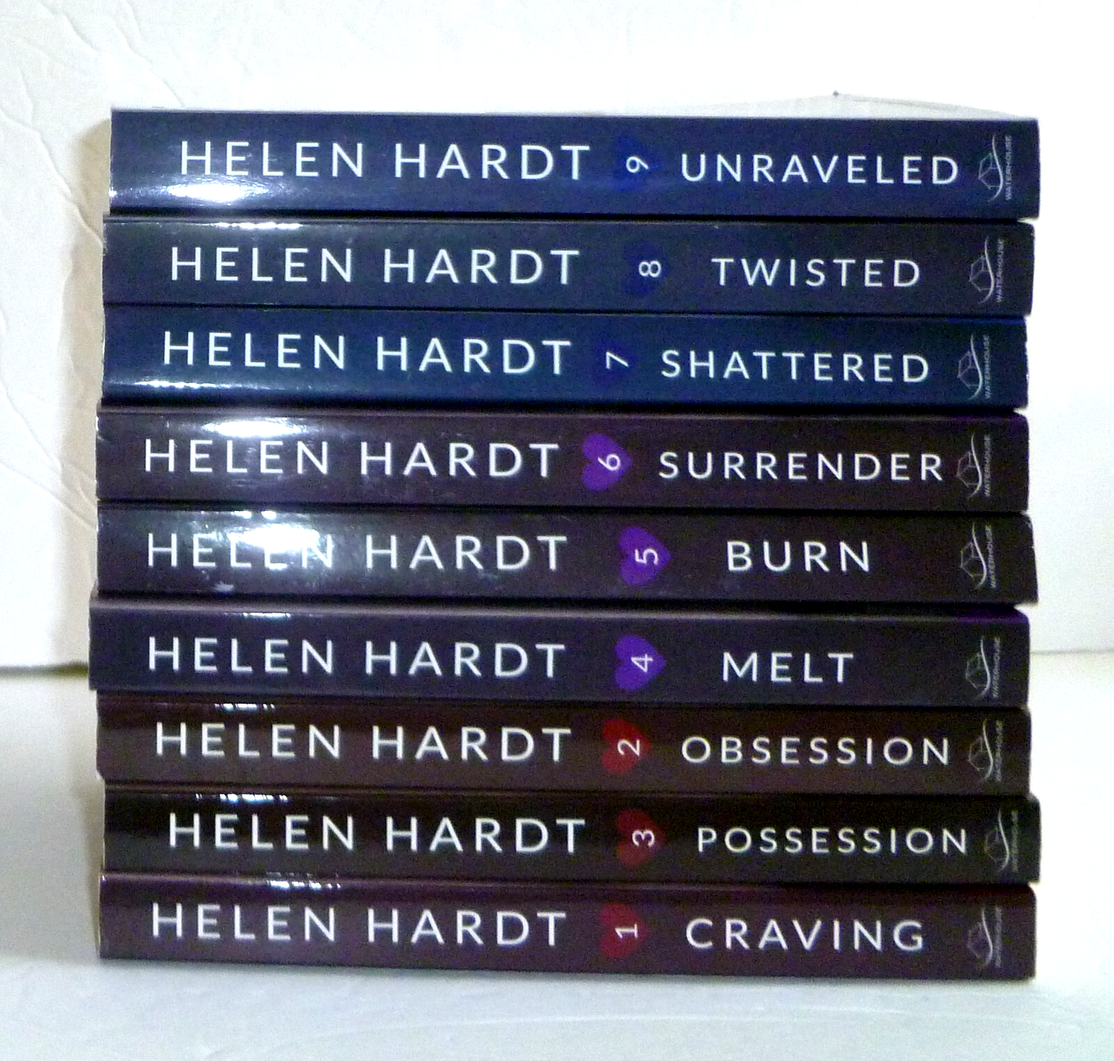 Craving Helen Hardt book lot Steel Brothers Saga Series 1-9 paperback Very Good