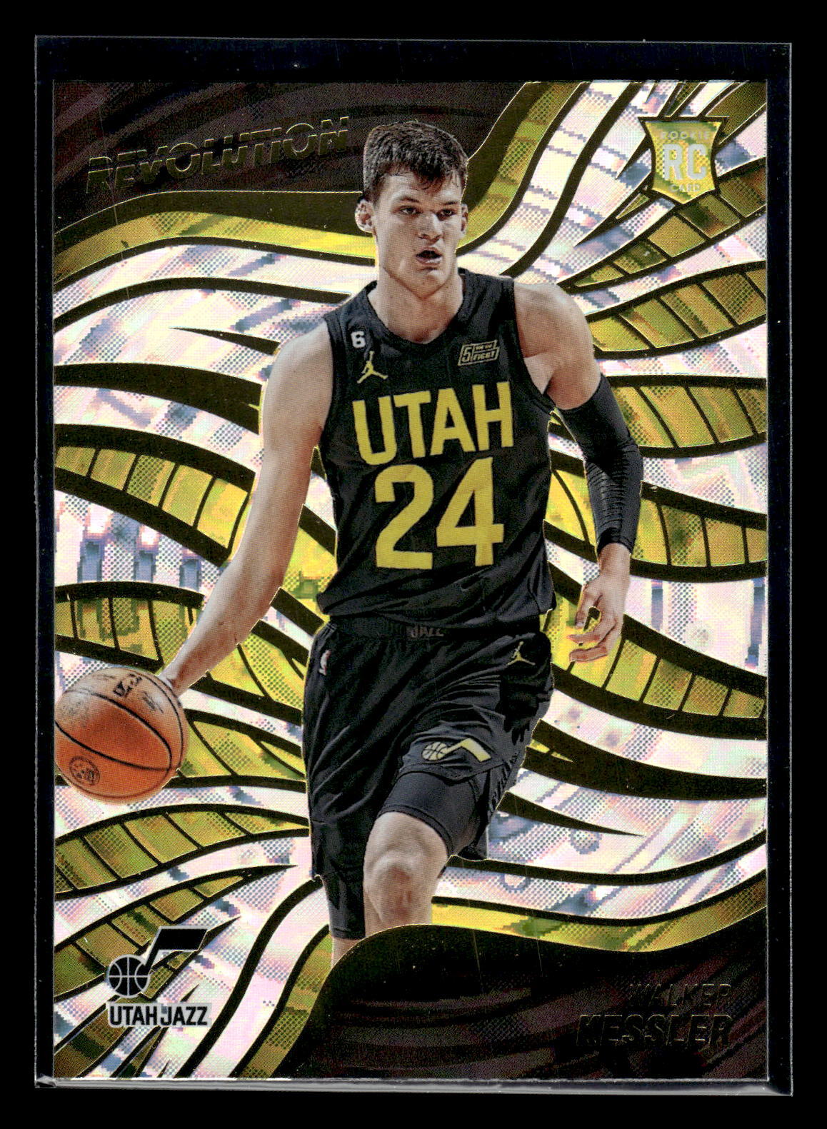 2022 Panini Revolution #137 Walker Kessler Rookie Fractal  Utah Jazz