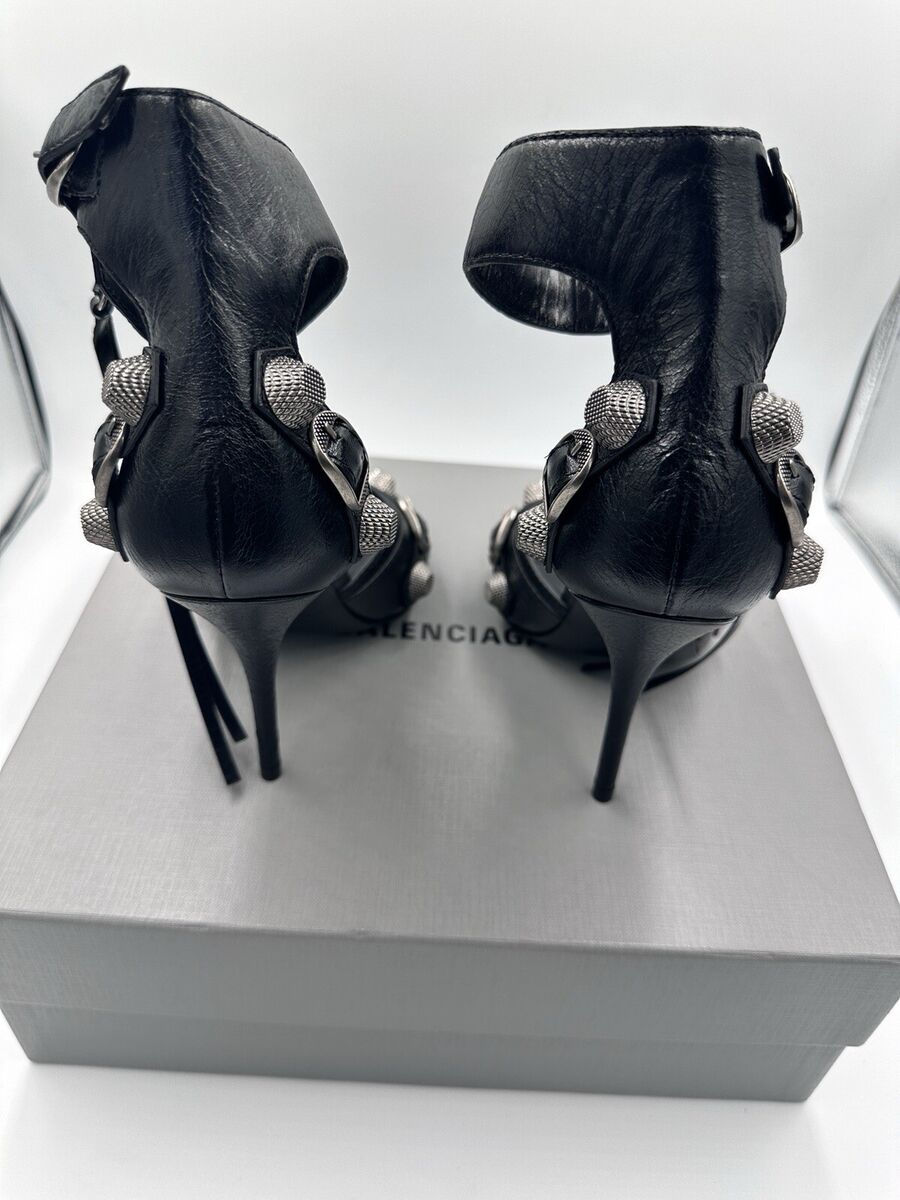 New! Balenciaga 'Cagole' Slingback Stiletto Sandals 7 US 37 New! Balenciaga 'Cagole' Slingback Stiletto Sandals 7 US 37