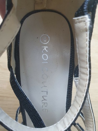 Koi Culture Women's Black High Heeled Shoes Size 6 - Picture 6 of 6