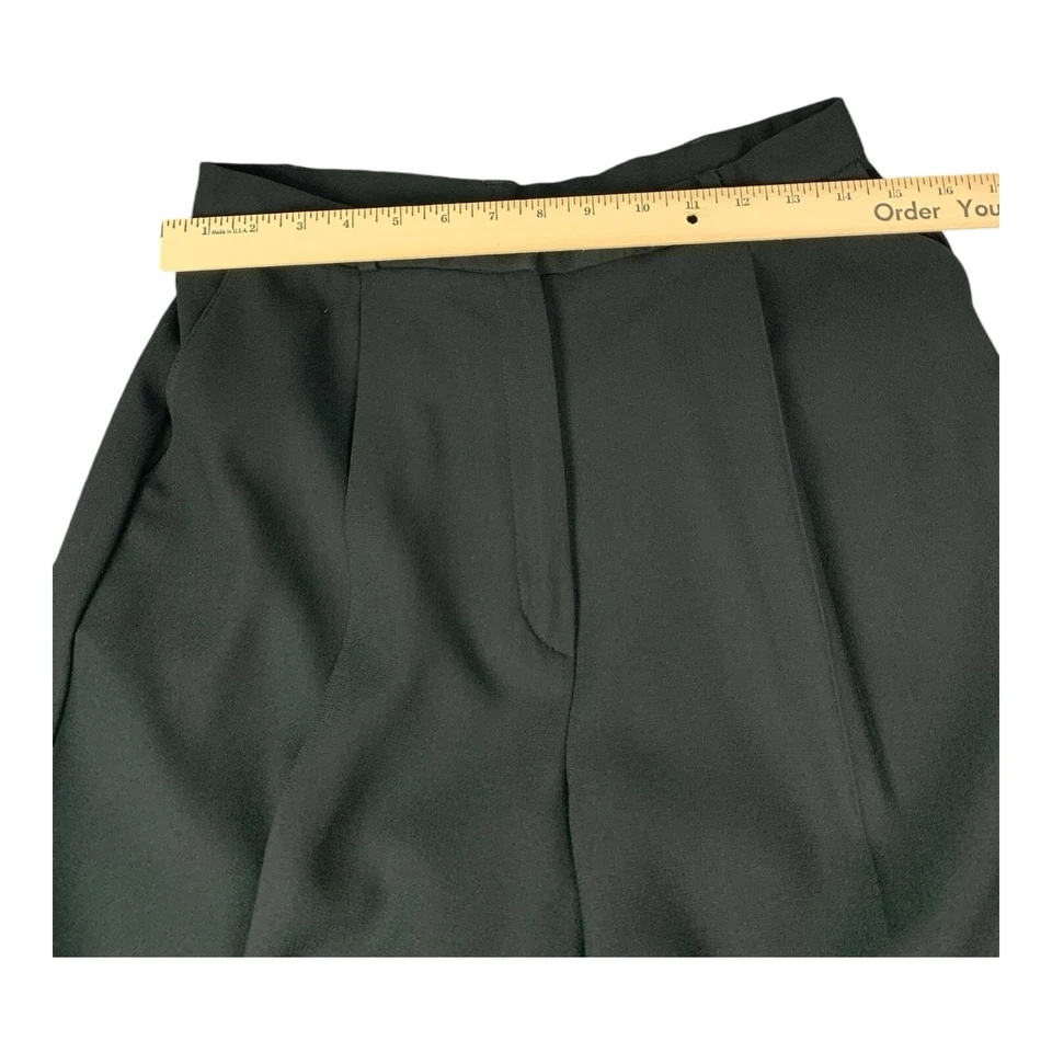 Повседневный угловой черный с подкладкой, плиссированные брюки женский размер 12 Reg - Изображение 4 из 4