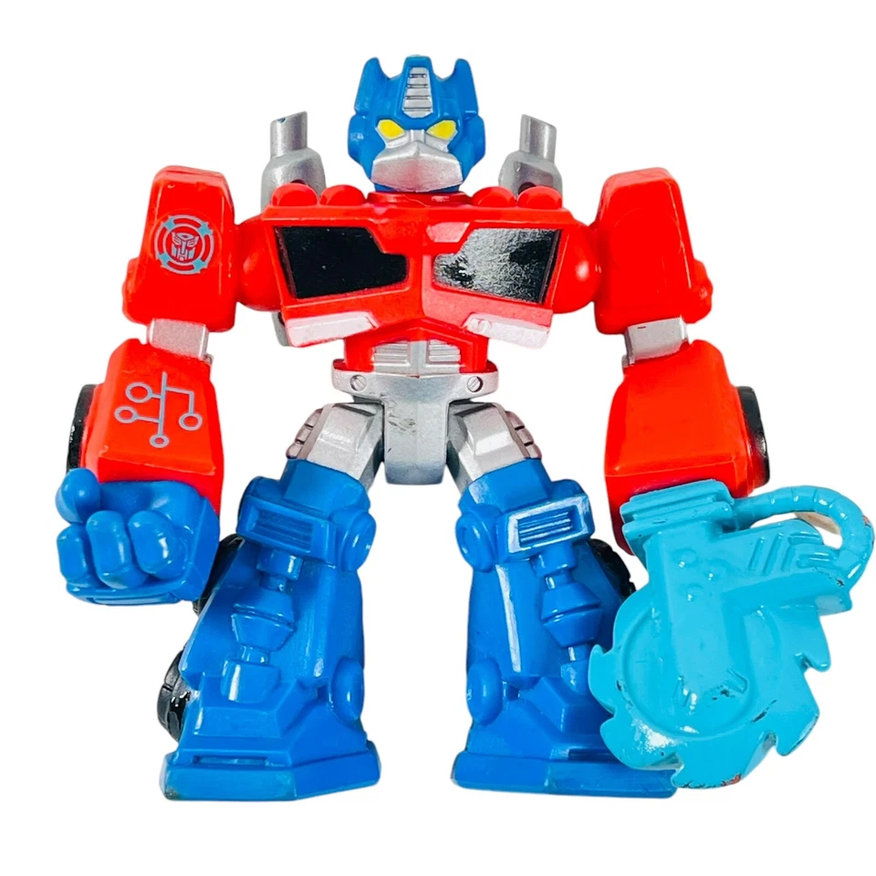 Playskool Heroes Transformers Rescue Bots 2 Action Figures Optimus Prime & Chase - Image 2 of 4