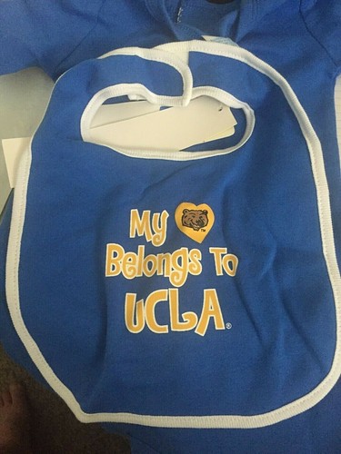 UCLA Bruins 2 Piece Bodysuit & Bib Set Toddler Size 12 Month NEW - Picture 3 of 3