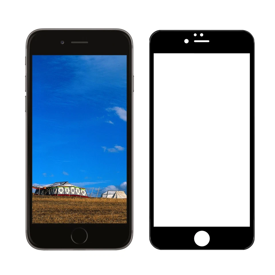 Закаленное стекло полный чехол протектор экрана 3D изогнутый край для iPhone 6s Plus - Изображение 2 из 4