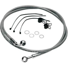 Drag Specialties 640115 Standard Length Front Stainless Steel Brake Line Kit ...