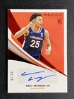 2021 Panini Immaculate Trey Murphy III Collegiate Rookie Red Auto /25 RC
