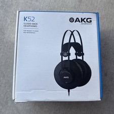 AKG K52 Closed-Back Studio Headphones Vocal Recording - With Box