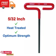 EKLIND 51910 5/32 Inch Cushion Grip Hex T-Handle T-Key Allen Wrench, Rust resist