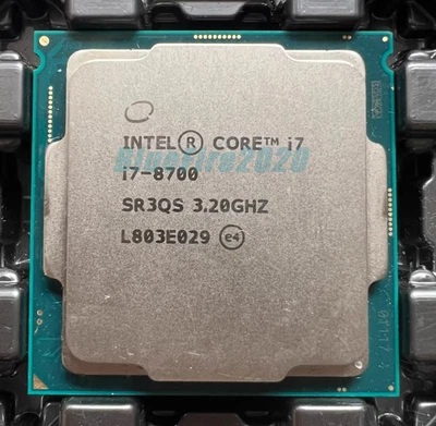 8Th Gen Intel Core i7-8700 LGA 1151 CPU Processor 3.20GHz 6 Cores SR3QS - Bild 1 von 4