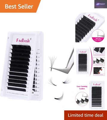 Quality Easy Fan Lashes C Curl 0,03 mm - leicht & hypoallergen