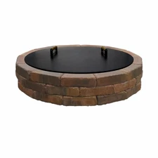 38” Fire Pit Cover Lid Round - Fit for 36” Round Fire Pit Lid for Outdoor Fir...