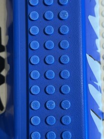 LEGO Raised Base Plate 2552 Blue & White Ice Station Odyssey #6983 Ramp