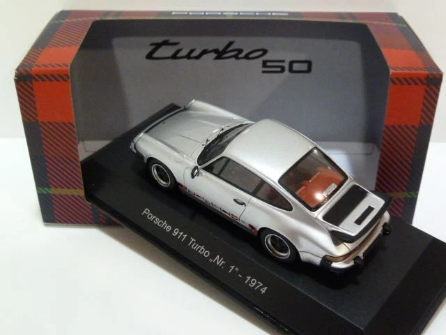 Новый 1974 Porsche 911 (930) Turbo No1 Louise серебро 1:43 искра литой режим - Изображение 2 из 4