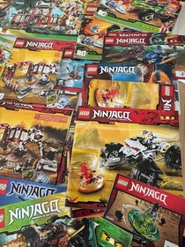 LEGO NINJAGO INSTRUCTION BOOK MANUAL ONLY HUGE LOT 70505 2520 2504 9449 9444 ETC
