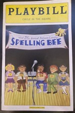 25th ANNUAL PUTNAM COUNTY SPELLING BEE Playbill - Broadway Cast! Color Cover!