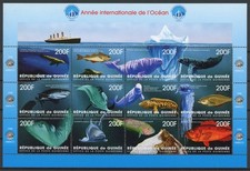 [G90.122] Guinea 1998 : Fishes / UNESCO - Good Very Fine MNH Sheet
