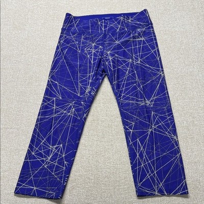 DYNK workout capris.  Size medium. Purple & white