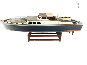 DAUNTLESS' MOTOR YACHT " A DUMAS" MODEL 50 INCH BOAT