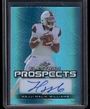 2024 Leaf Electrum - Prospects Auto Platinum #PA-HMW Hajj-Malik Williams #/8