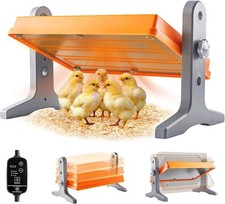 Adjustable Poultry Brooder Heating Plate   12" x 8" for Safe Warmth of 10 Chicks