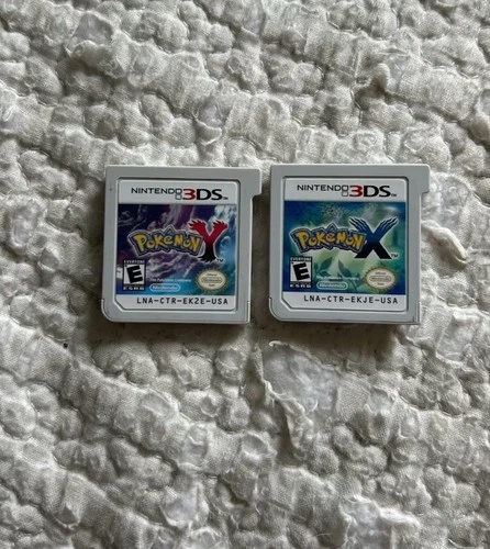 Pokemon X & Pokemon Y Nintendo 3DS NTSC-U/C Multiplayer Game Cartridges