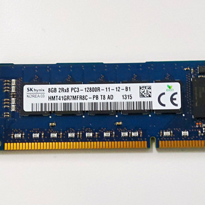 SK hynix 8GB PC3-12800R DDR3 SDRAM ECC Registered RDIMM HMT41GR7MFR8C-PB