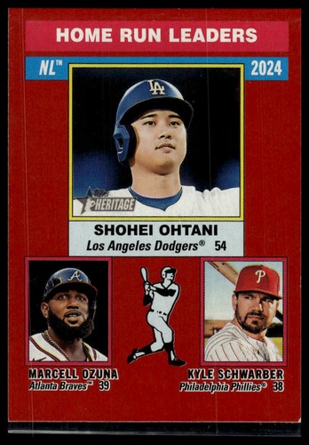 2025 Topps Heritage #193  Shohei Ohtani Red Border