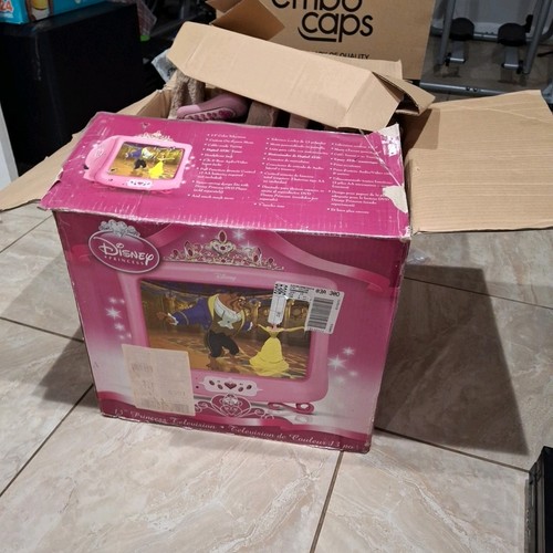 Disney Princess 13” Retro TV - WITH REMOTE - Tested Working P1310ATV Open box - Picture 17 of 21
