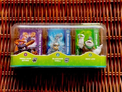 Skylanders: Mega Ram Spyro, Zoo Lou, Blizzard Chill