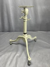 Rare antique Keuffe & Esser cast iron drafting table base  adjustable stand