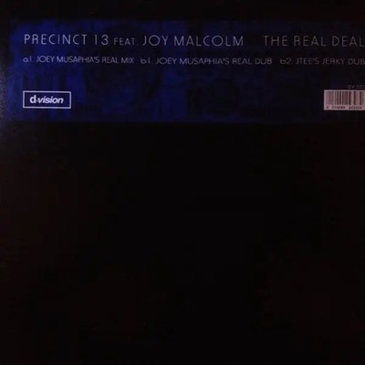 Precinct 13 Feat. Joy Malcolm The Real Deal Vinyl Single 12inch D:Vision