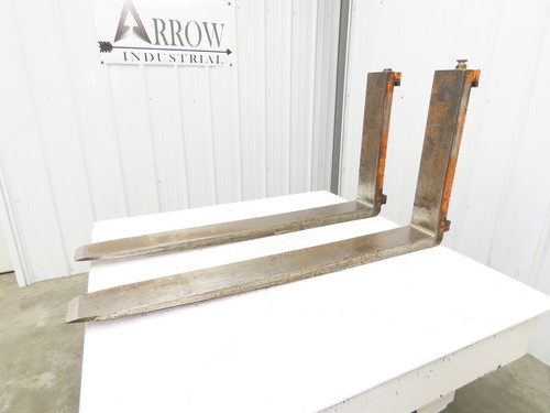 Class 3 Steel Forklift Forks Pair 4-3/4 X 47.5" 20" Carriage TS2364-1500X500