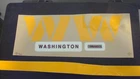 WASHINGTON COMMANDERS FULL SIZE FOOTBALL HELMET DECALS WITH STRIPE & BUMPERS