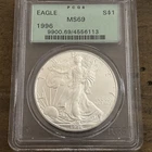 1996 American Silver Eagle — photo from another recent sale