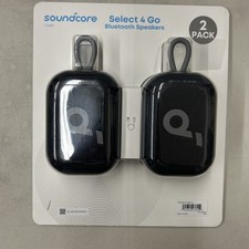 Soundcore Select 4 Go Bluetooth Speaker by Anker 2-pack Bundle 