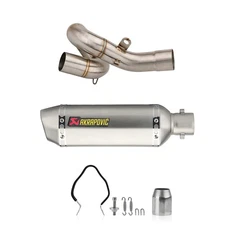 Motorcycle Slip On Exhaust System Kits For Kawasaki Ninja ZX6R ZX636 2009-2025