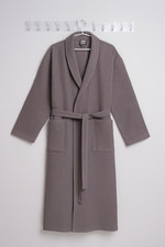 Bademantel aus Pikee - Leicht, Atmungsaktiv Saugfähig - Morgenmantel