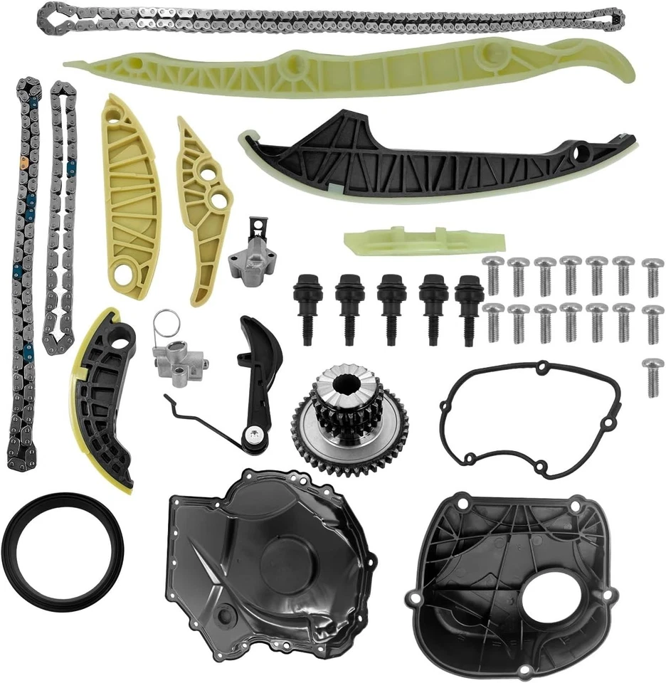 Kit de cadena de distribución del motor EA888 compatible con VVW Tiguan Passat Jetta, se adapta a... Foto 2 de 4
